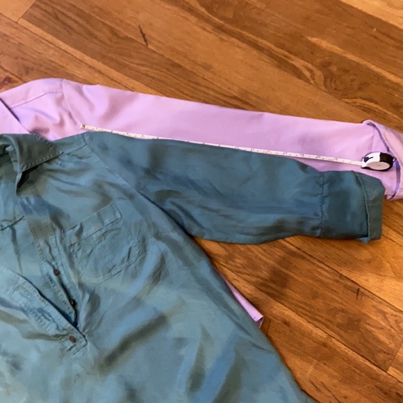 Lot-Women’s Ann Taylor silk blouse, lavender, fuchsia, white.30% off all bundles - Picture 4 of 15